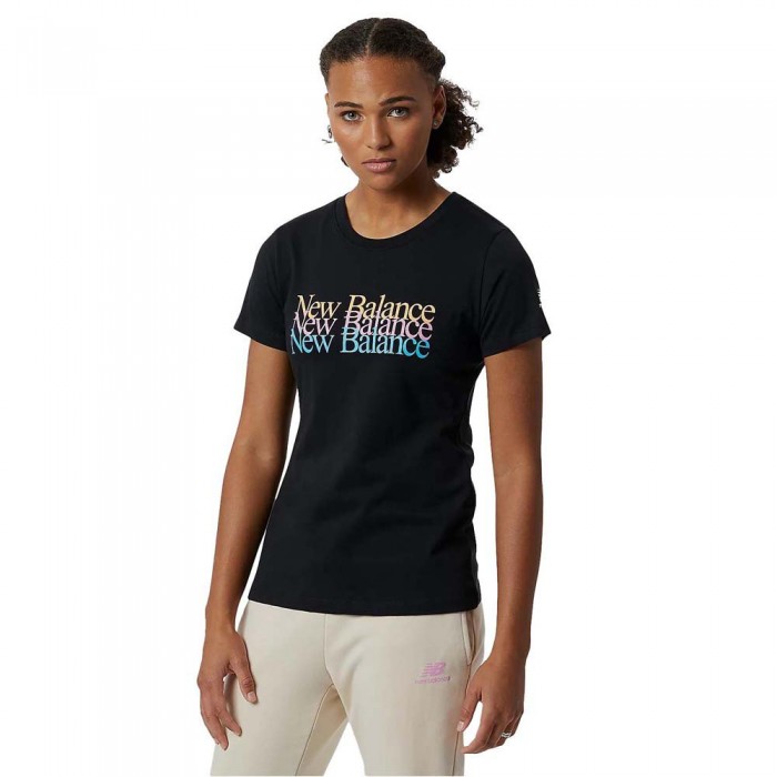 [해외]뉴발란스 Essentials Celebrate 반팔 티셔츠 138575912 Black 1