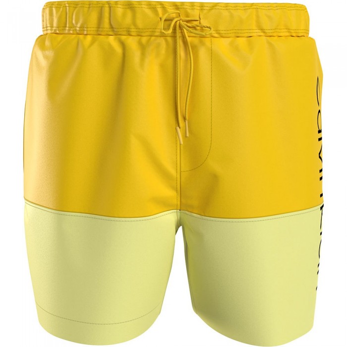 [해외]캘빈클라인 언더웨어 Medium Drawstring 수영복 138646342 Bold Yellow