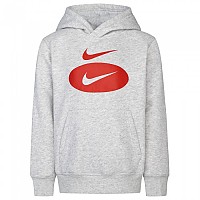 [해외]나이키 KIDS Swoosh Pullover 후드티 15138604256 Grey Heather