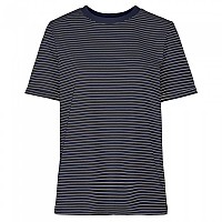[해외]PIECES Ria Fold Up 반팔 티셔츠 138687490 Maritime Blue / Stripes Bright White
