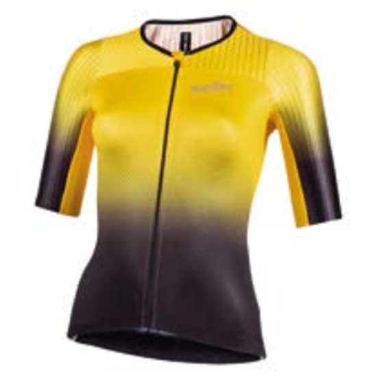 [해외]NALINI New Ergo Fit 반팔 저지 1138422543 Black / Yellow