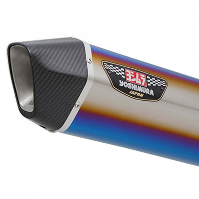 [해외]YOSHIMURA JAPAN Hepta 포스 DL 1000 V Strom 17-19 Stainless Steel&Titanium&Carbon 인증된 머플러 9138695089 Blue