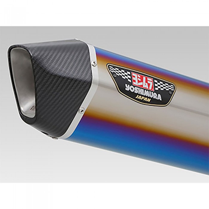 [해외]YOSHIMURA JAPAN Hepta 포스 DL 1000/1050 V Strom 17-21 Stainless Steel&Titanium&Carbon 인증된 머플러 9138695092 Blue