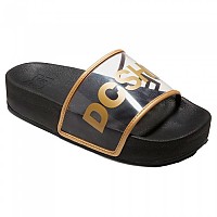 [해외]DC 신발 샌들 Slider Platform Se 138537011 Black / Gold