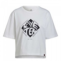 [해외]파이브텐 Crop 반팔 티셔츠 1138430123 White / White