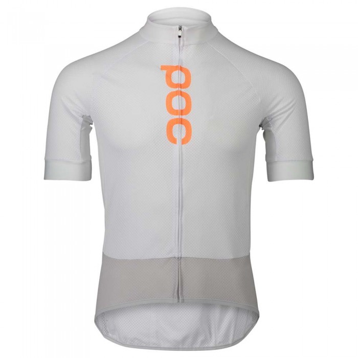 [해외]POC Essential Road Logo 반팔 저지 1138330320 Hydrogen White / Granite Grey