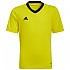 [해외]아디다스 반팔 티셔츠 Entrada 22 15138425838 Team Yellow / Black
