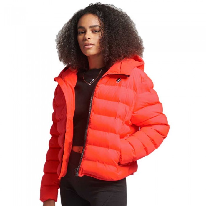 [해외]슈퍼드라이 Code All Seasons Padded 자켓 138727588 Hyper Fire Coral