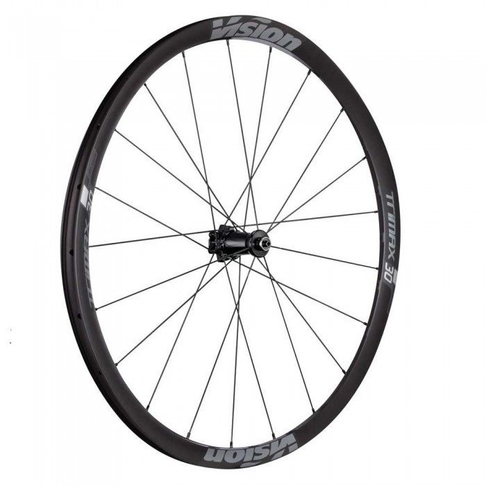 [해외]비젼 Trimax 30 Sc Cl Club Tubeless Ready 700c 도로용 휠 세트 1138476085 Black