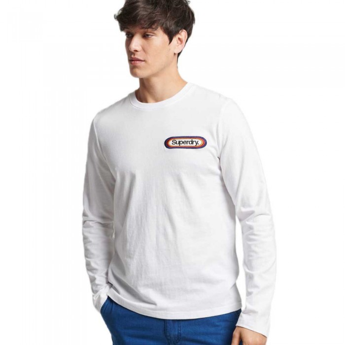 [해외]슈퍼드라이 Vintage Cl Seasonal 긴팔 티셔츠 138748123 Brilliant White