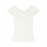 [해외]PIECES Maliva 반팔 V넥 티셔츠 138749133 Bright White