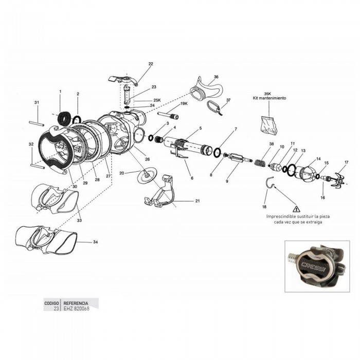 [해외]크레시 Dive-Predive Ellipse Balanced-Master 디플렉터 10138751528