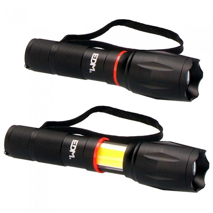 [해외]EDM 200 Lumens 확장형 LED 손전등 1138287799 Black