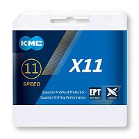 [해외]KMC 로드/MTB 체인 X11 X-Bridge 1136711627 Silver