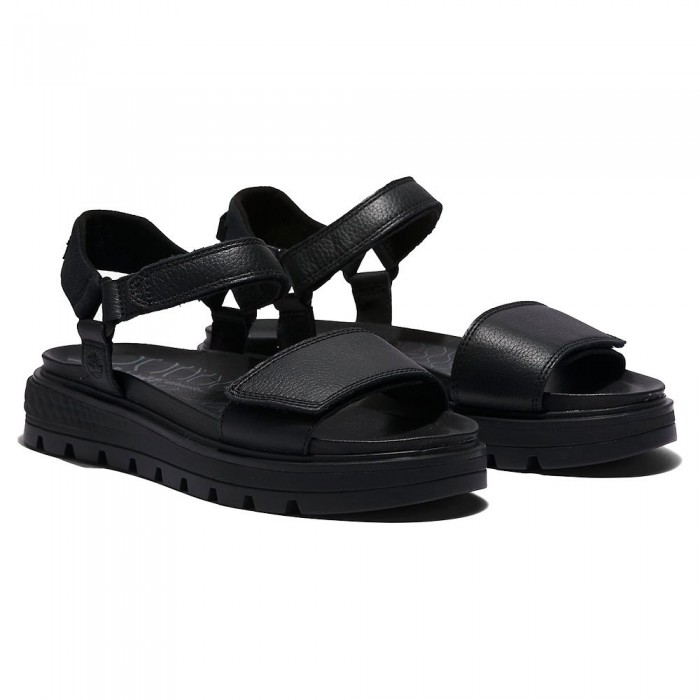 [해외]팀버랜드 Ray City Ankle Strap 샌들 138455935 Jet Black