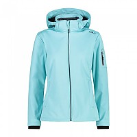 [해외]CMP Zip Hood 39A5006M 소프트쉘 자켓 4138701244 Aqua Mel.