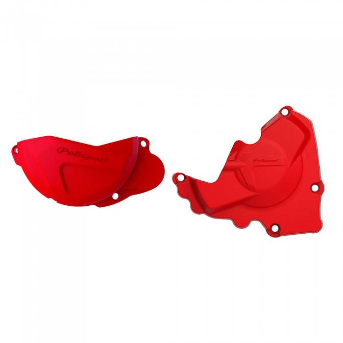 [해외]POLISPORT OFF ROAD Honda CRF250R 13-17 클러치 & 점화 커버 프로텍터 9137820560 Red