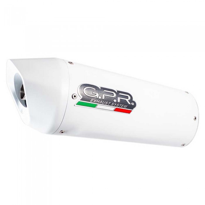 [해외]GPR EXHAUST SYSTEMS Albus 세라믹 인증 볼트온 머플러 9138137068 Glossy White / Glossy White