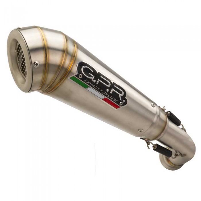 [해외]GPR EXHAUST SYSTEMS 파워cone Evo Crossfire 500 X 20-21 인증된 슬립온 머플러 9138137106 Silver / Silver