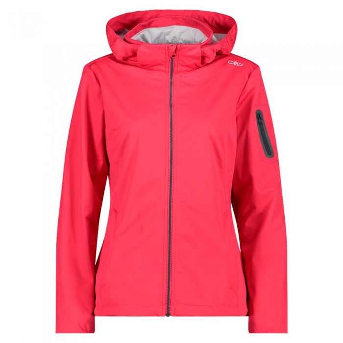 [해외]CMP Zip Hood 39A5016 소프트쉘 자켓 4138701257 Strawberry / Ice