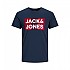 [해외]잭앤존스 큰 로고가 있는 Corp 티셔츠 138542720 Navy Blazer