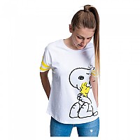 [해외]CERDA GROUP Snoopy 반팔 티셔츠 138740549 White