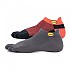 [해외]비브람 FIVEFINGERS Pack 2 No-Show 양말 4138794928 Dark Grey / Red Black