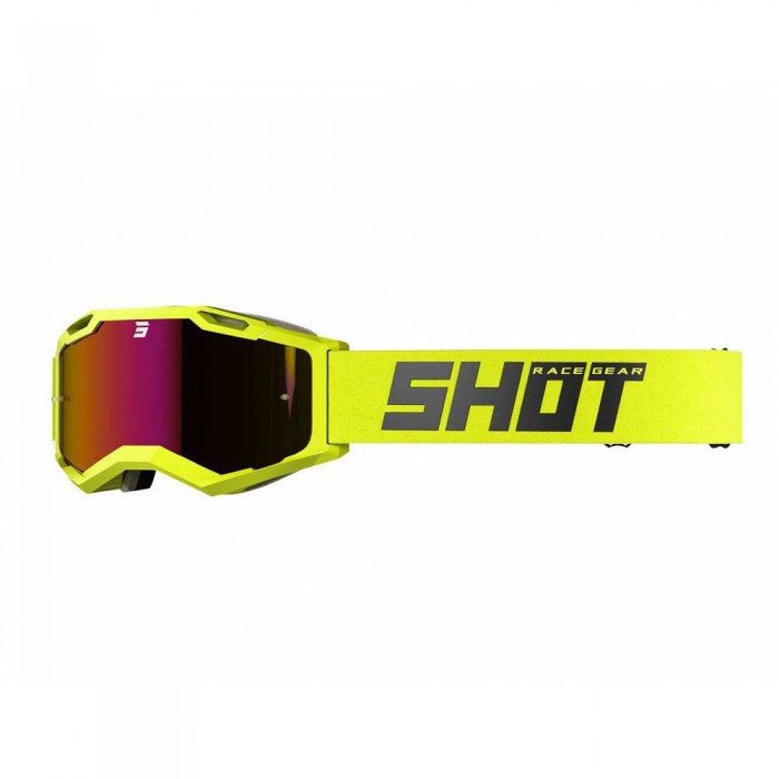 [해외]SHOT Iris 2.0 Solid 오프로드 고글 9138299943 Neon Yellow Glossy