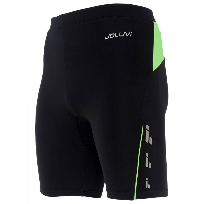 [해외]JOLUVI 짧은 타이트 프로fit 6137602845 Black / Neon Green