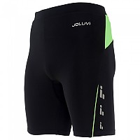 [해외]JOLUVI 짧은 타이트 프로fit 6137602845 Black / Neon Green