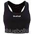 [해외]Blueball Sport 부드러운 스포츠 브라 로고 6138547204 Black