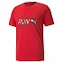 [해외]푸마 Run 로고 반팔 티셔츠 6138052906 High Risk Red