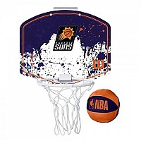 [해외]윌슨 Team Mini Hoop NBA Suns Set Ball And Mini Basketball Basket 3138392386 Multicolour