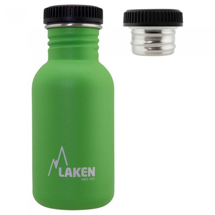 [해외]LAKEN 기본 스테인리스 스틸 병 플레인 스틸 3138604658 Green