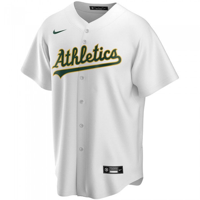 [해외]나이키 Oakland Athletics Official Replica Home 반팔 티셔츠 3138594502 White