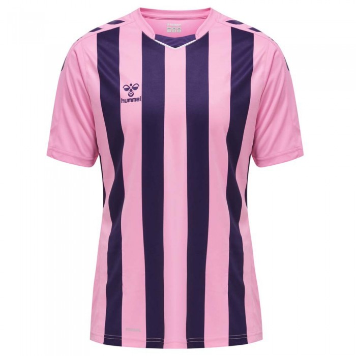 [해외]험멜 Core XK Striped 반팔 티셔츠 3138728797 Cotton Candy / Acai