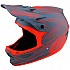 [해외]트로이리디자인 D3 Fiberlite 다운힐 헬멧 1138292921 Spiderstripe Grey / Red