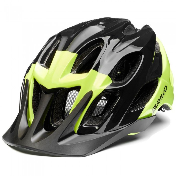 [해외]브리코 Makian MTB 헬멧 1138710694 Lime Fluo / Black