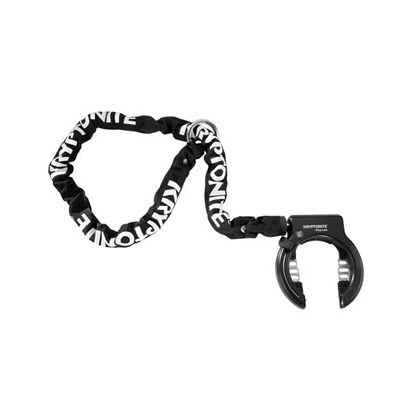 [해외]KRYPTONITE Ring Retractable Whith Chain Plug In 프레임 잠금 1137797775 Black