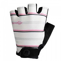 [해외]ROGELLI Stripe Short Gloves 1138775990 White / Grey / Lime / Lavendel