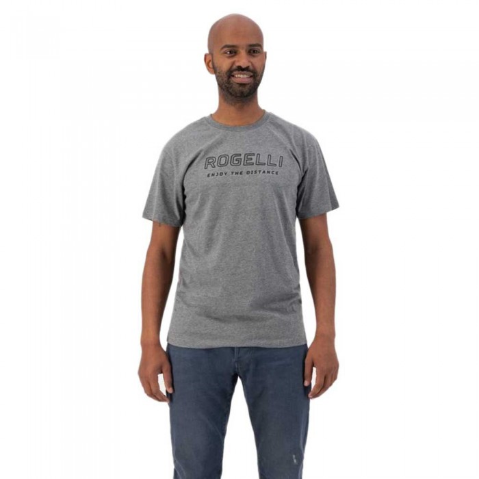 [해외]ROGELLI Logo 반팔 티셔츠 1138775921 Grey Melange