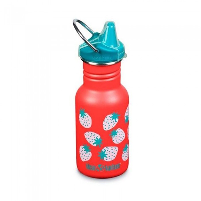 [해외]KLEAN KANTEEN Kid Classic 스테인리스 스틸 병 뚜껑 355ml 6138634339 Coral