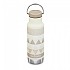 [해외]KLEAN KANTEEN Insulated Classic 스테인리스 스틸 병 루프 모자 355ml 7138634323 Salt Flats