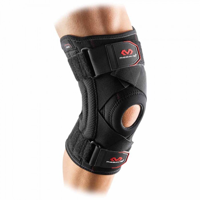 [해외]맥데이비드 무릎 보호대 Knee Support With Stays And Cross Straps 12137100081 Black