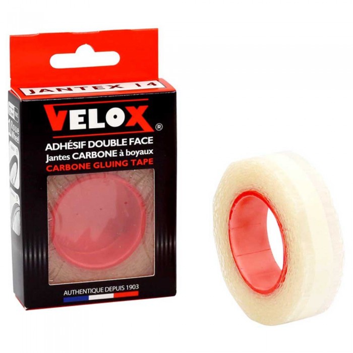 [해외]VELOX 림 테이프 Tubular Carbone Gluing 1137995936 Clear / Red