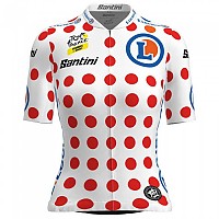 [해외]산티니 Tour De France Femme Zwift GPM Leader Short Sleeve Jersey 1138551952 Pois