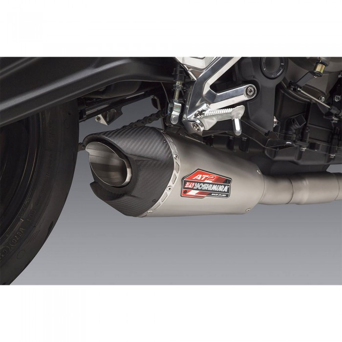 [해외]YOSHIMURA USA Race Series AT2 Trident 660 21-22 비인증된 완전 배기 시스템 9138690932 Black / Silver