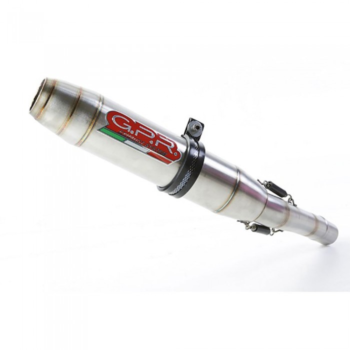 [해외]GPR EXHAUST SYSTEMS Deeptone Beta RR 125 4T Enduro LC 21-22 Stainless Steel Slip On 인증된 머플러 9138834552 Silver