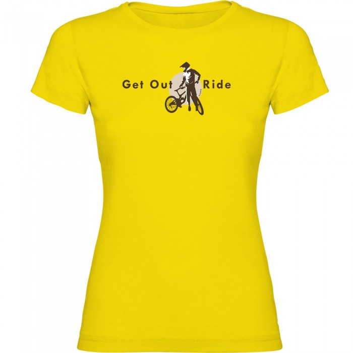 [해외]KRUSKIS Get Out And Ride 반팔 티셔츠 1138061937 Yellow