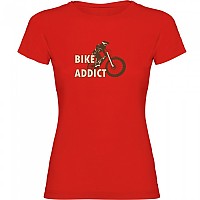 [해외]KRUSKIS Bike Addict 반팔 티셔츠 1138062054 Red